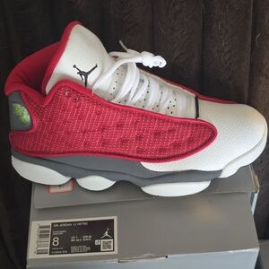 Jordan Retro Sneakers Red White